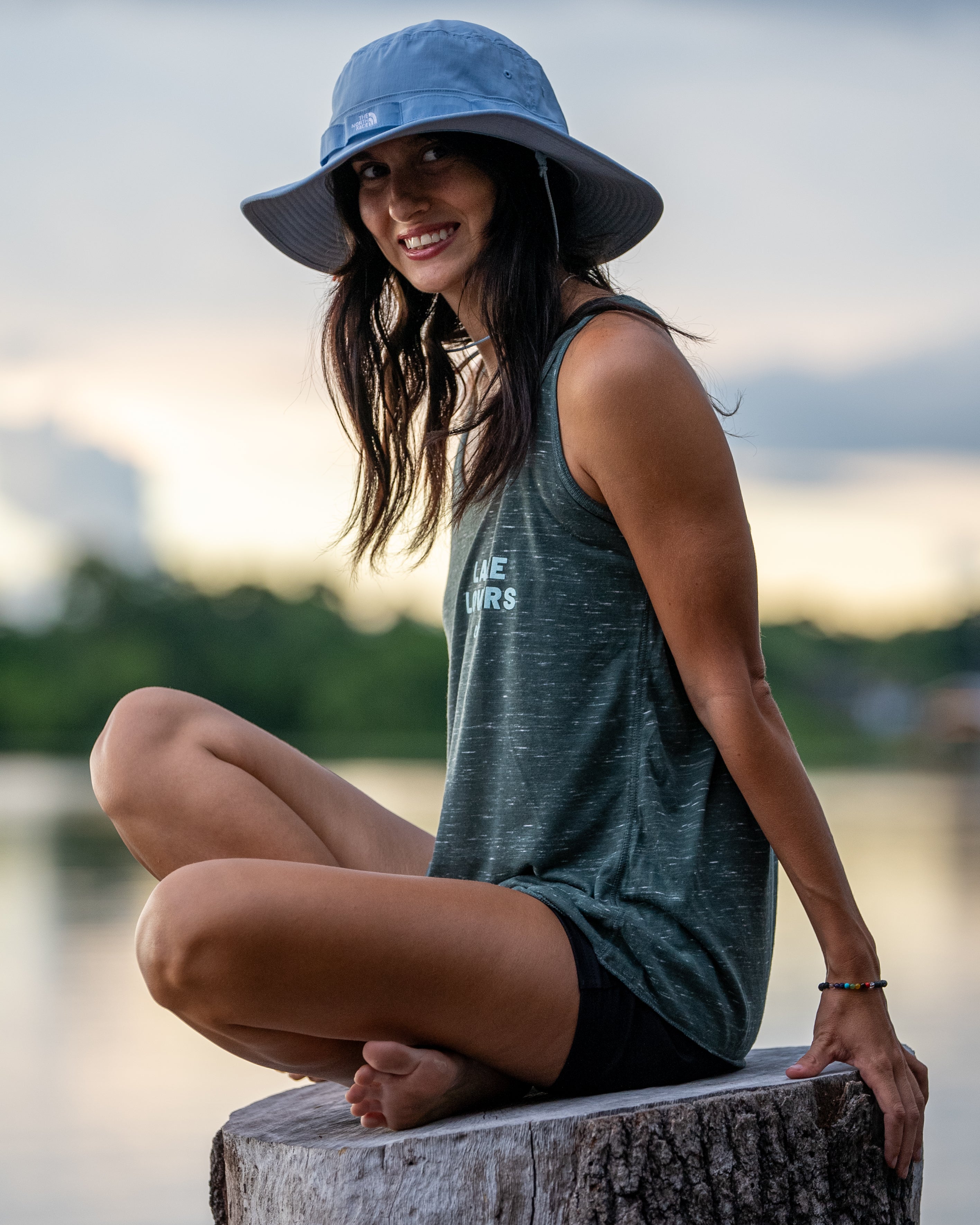 green heather tank