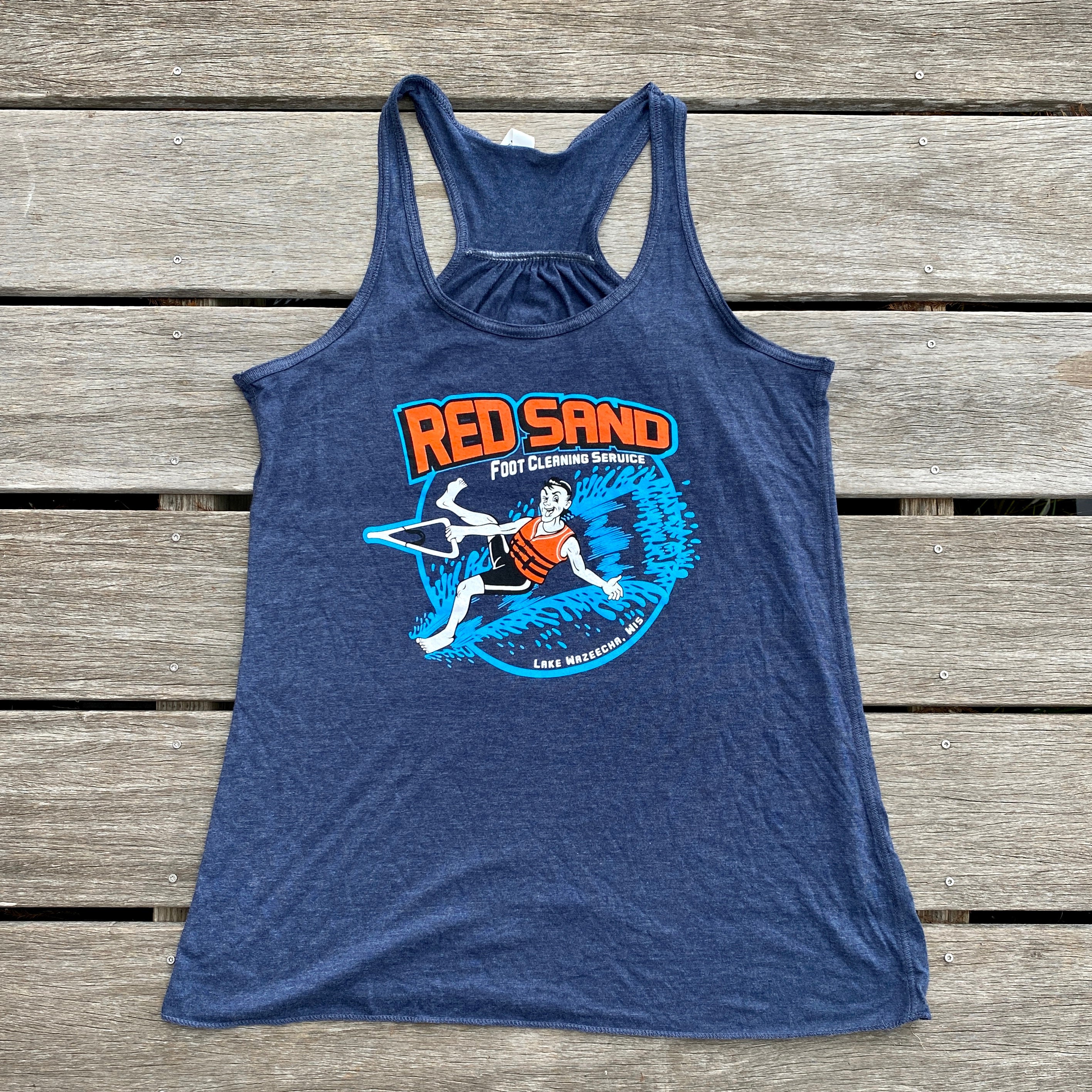 red sand foot cleaning service tank