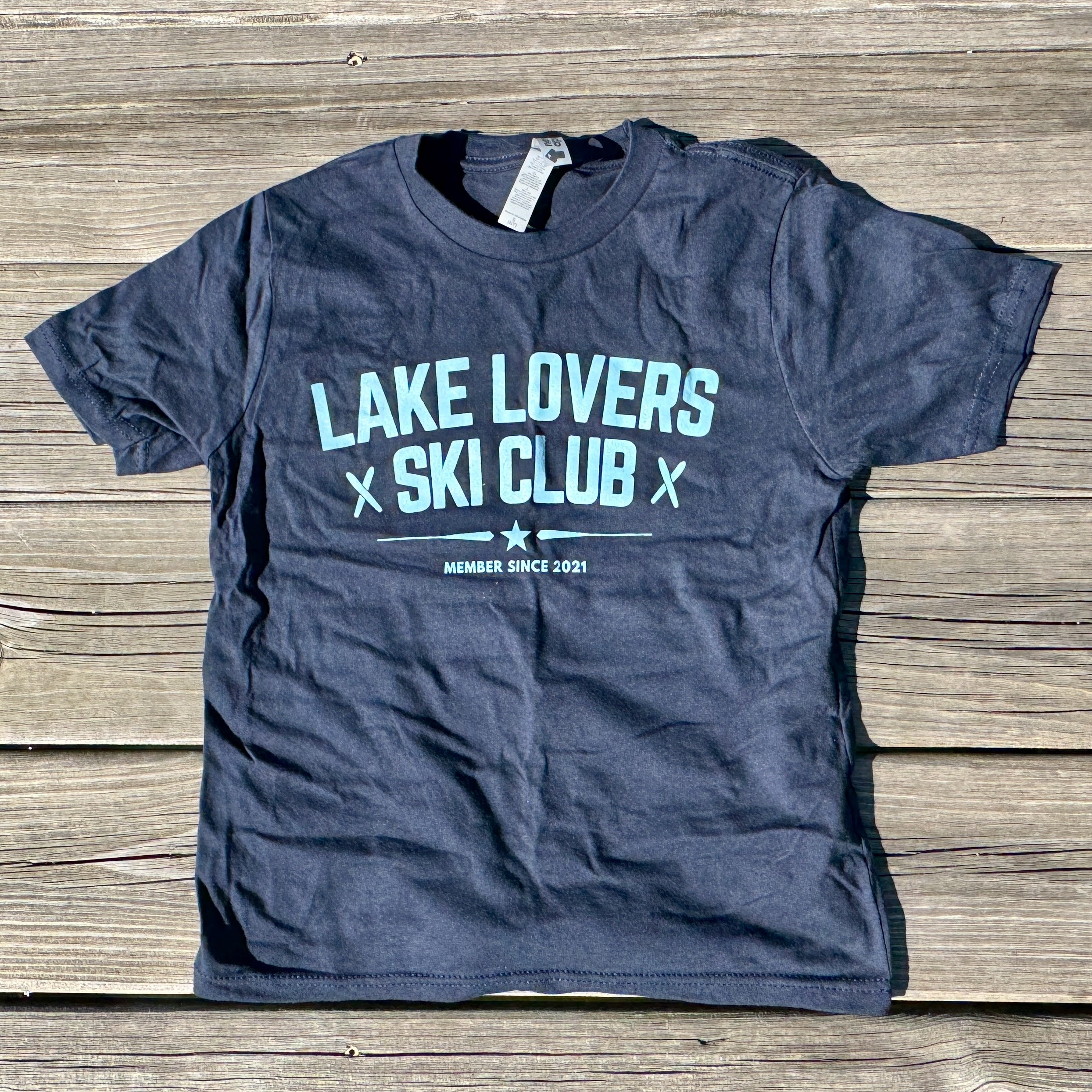 ski club tee navy kids