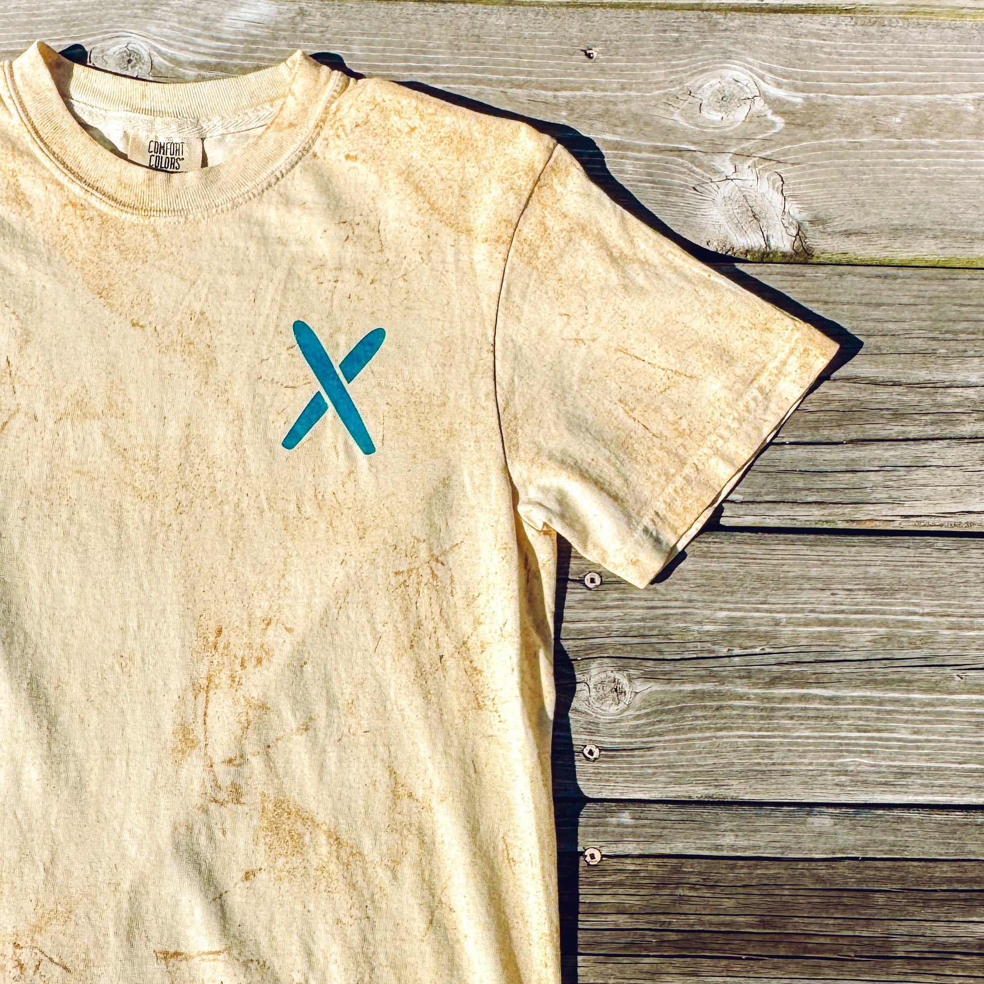 waterski tee yellow