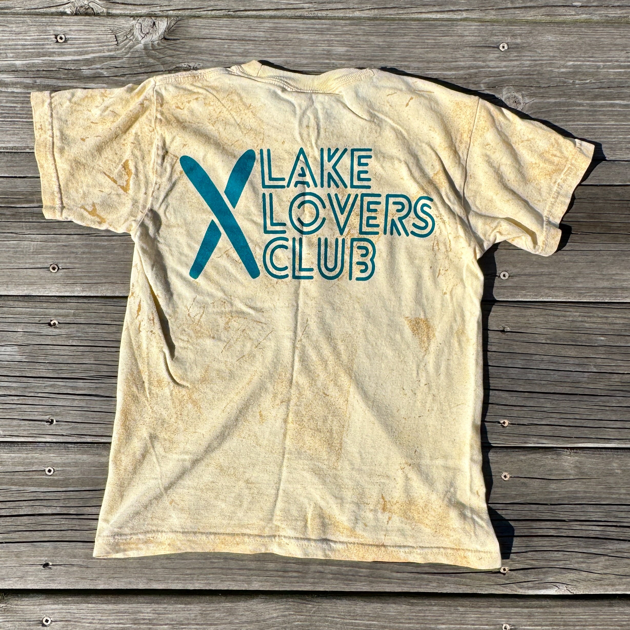 waterski tee yellow kids